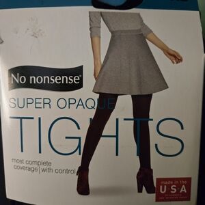 No Nonsense Women's Super Opaque Tights - Black